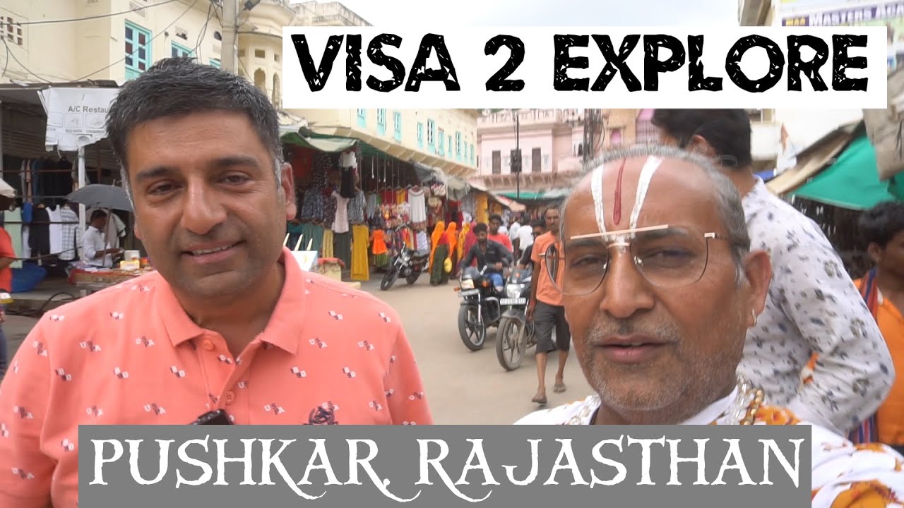 Harish Ji Bali Visa2Explore in Pushkar Rajasthan | Visit Brahma Temple Pushkar Lake