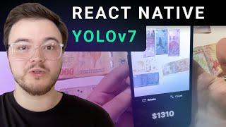 بناء تطبيق عد النقود باستخدام YOLOv7 و React Native | Tutorial 2023 screenshot 2