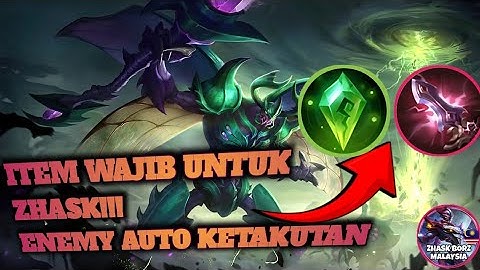ZHASK REAL GANGSTER | PERFECT COMBO ITEM - Build Top 1 Global Zhask ~ MLBB