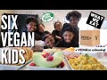 What Our 6 VEGAN Kids Eat In A Day | Breakfast + Vedgeco Unboxing