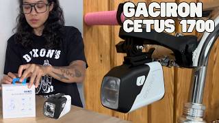 GACIRON CETUS-1700 Bike Light | Aero Smart Bicycle Head Light