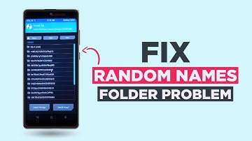 How To FIX RANDOM NAMES FOLDER  Problem in CUSTOM RECOVERY