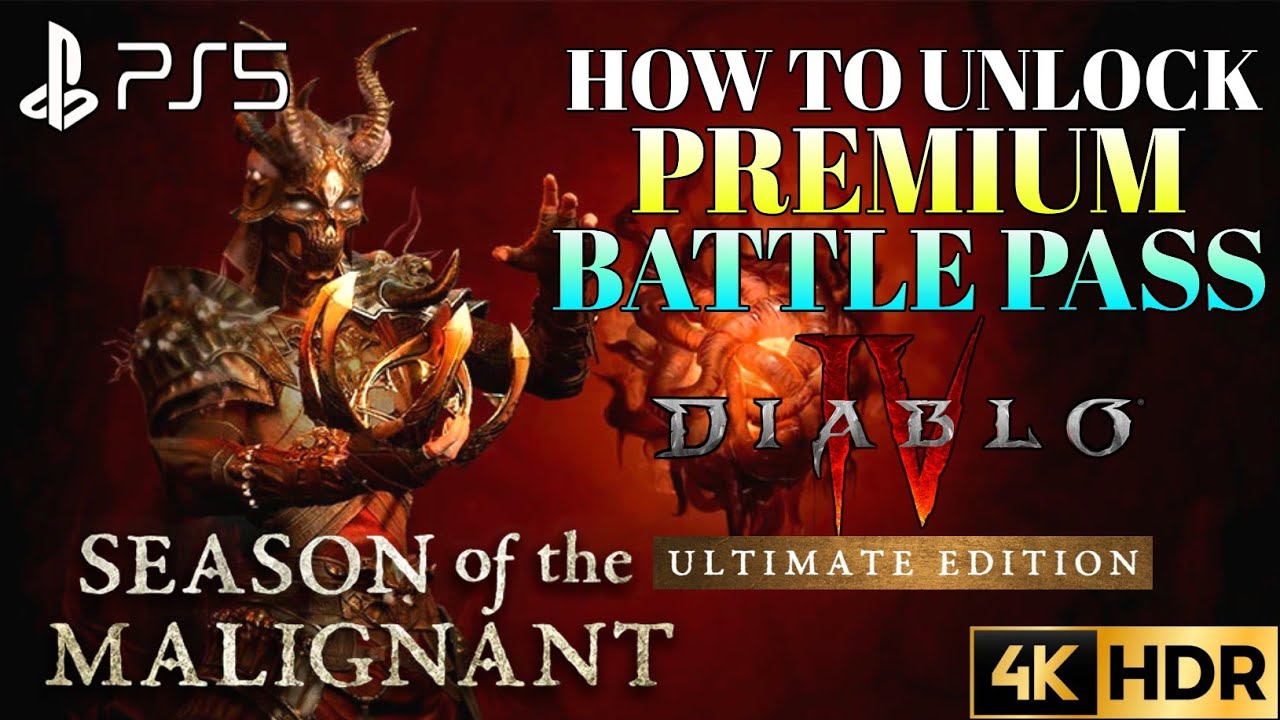 How to Unlock Premium Battle Pass DIABLO 4 Premium Battle Pass Unlock D4 Diablo 4 Ultimate