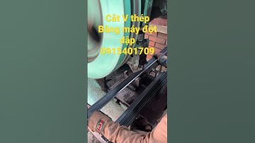Cách cắt v thép siêu nhanh #maydotdap  #shorts