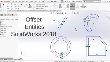 SolidWorks 2018 Tutorial For Beginners _ Offset Entities