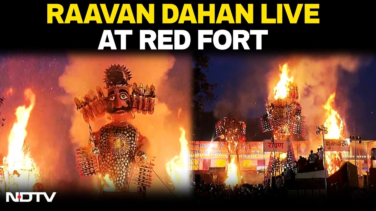 Dussehra 2025 Celebrations LIVE | Raavan Dahan LIVE  | Dussehra Celebrations At Red Fort LIVE