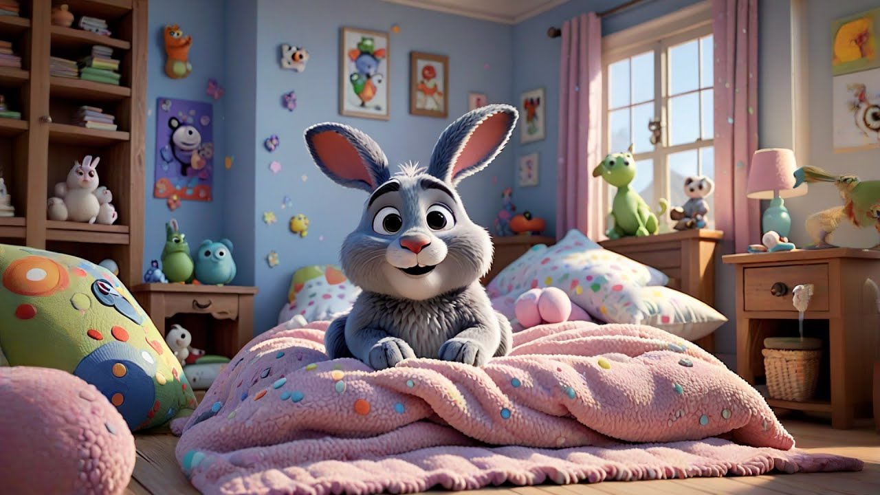 Sleepy Bunny – Bedtime Giggle Song! | Gentle Nighttime Rhyme for Kids | Cute Sleep Song