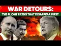 🔥✈️⚠️ War Detours: The Flight Paths That Disappear First
