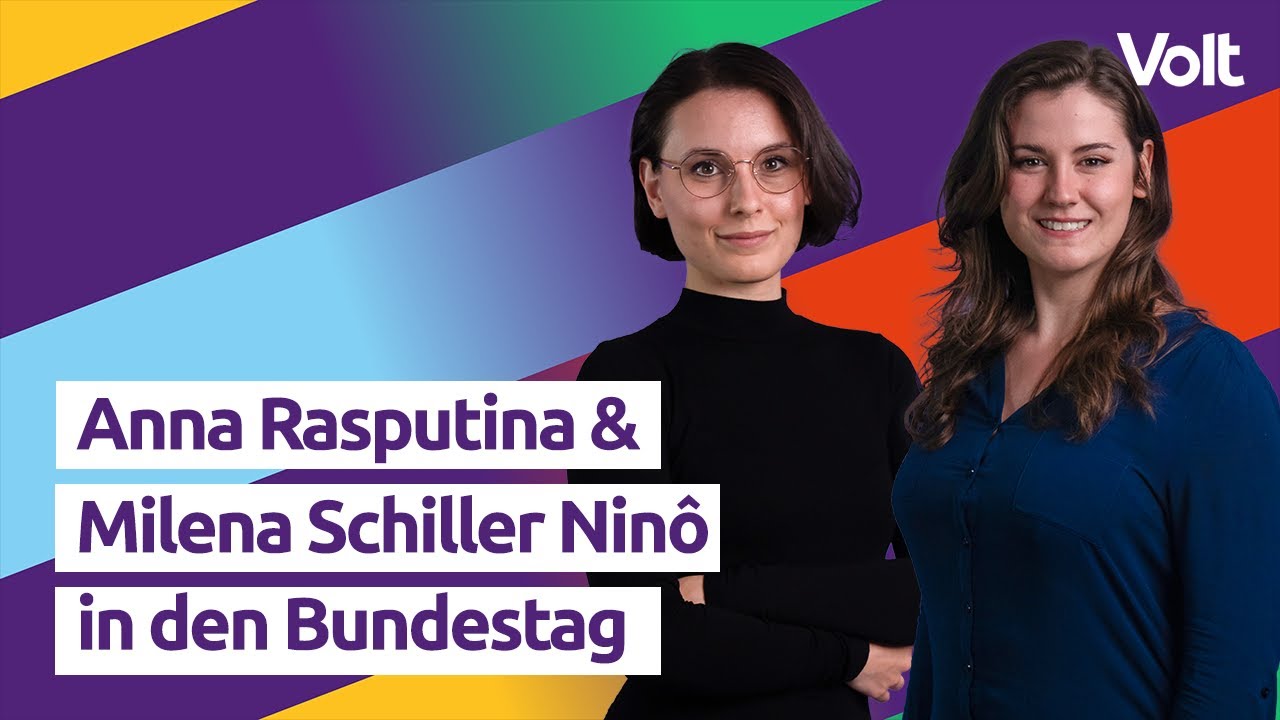 YouTube: Milena Schiller Ninô und Anna Rasputina für euch in den Bundestag