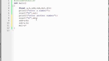 C Programming Bangla Tutorial (Program -1) find addition,subtraction,multiplication and division