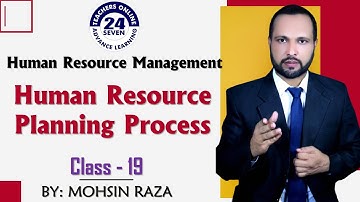 MGT501 Short Lecture - 19 | VU Short Lecture | Human Resource Planning Process in (Urdu / Hindi)