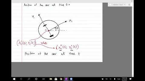 Robotics Lec6: Forward Kinematics of a differential drive car  (Fall 2020)