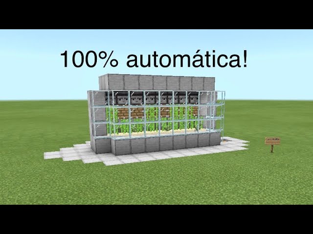 Vida Minecraft - Farm automática de Cana de Açúcar - #21 - Vídeo
