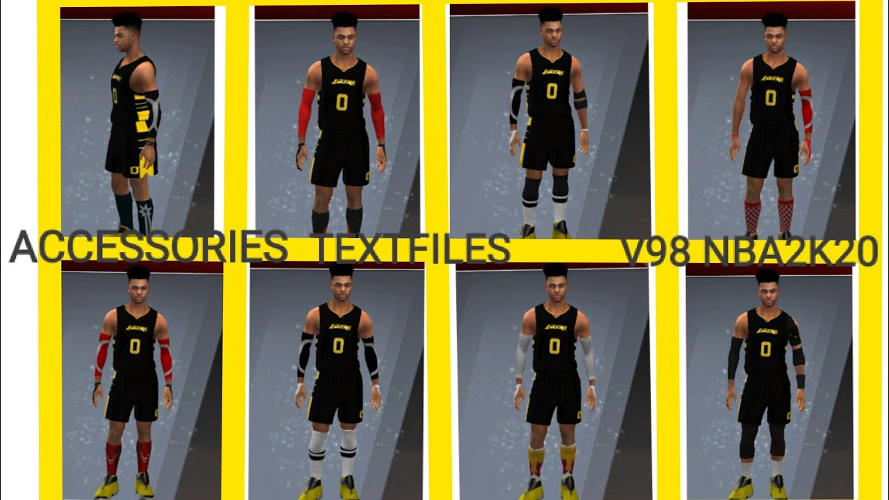 ACCESSORIES V98 PART 2 /NBA 2K20 YouTube