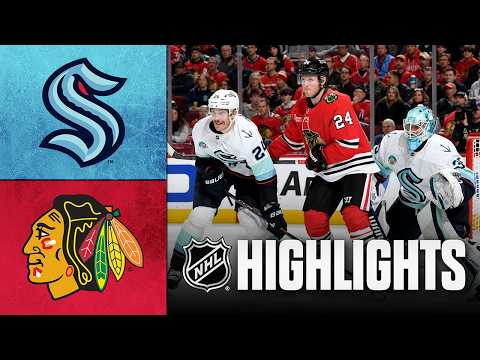 NHL Highlights | Kraken vs. Blackhawks | November 20, 2025