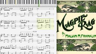 Video thumbnail of "Magpie Rag (Dorian Henry, piano rendition)"