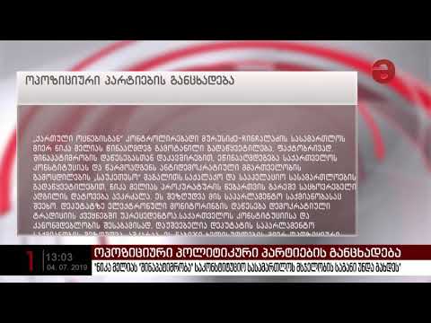ოპოზიცია: \"ნიკა მელიას \"შინაპატიმრობა\" საკონსტიტუციო სასამართლოს მსჯელობის საგანი უნდა გახდეს\"