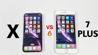 iPhone 7 Plus Vs iPhone X in 2023 - Speed Test!! iOS 16.6.1 Vs 15.7.9