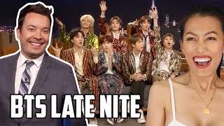 Reaction To BTS On The Tonight Show With Jimmy Fallon | Jimin Fallon Bromance Is Real lol!