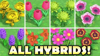 ALL HYBRID FLOWERS In Animal Crossing New Horizons & How To Grow Them EASY!