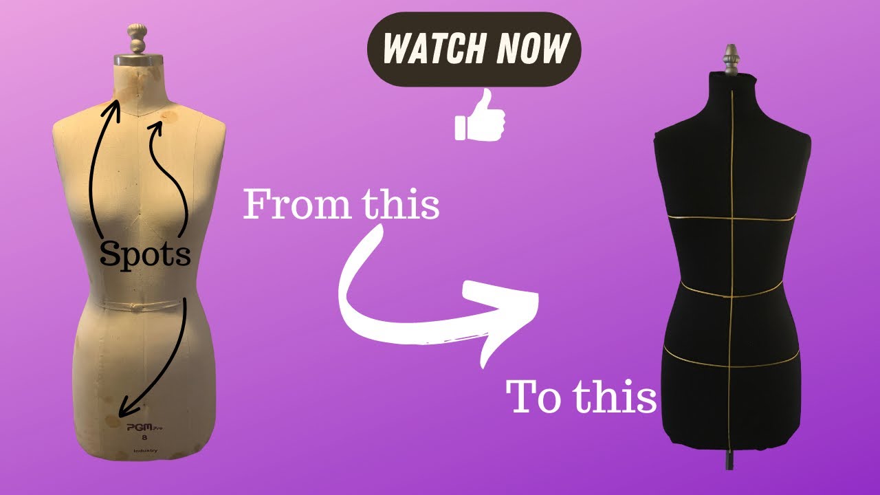 How To make a dress form cover up 