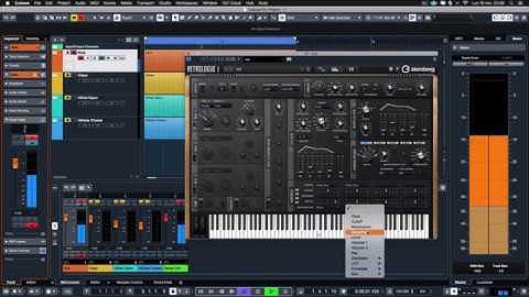 Cubase Pro 10 (How To Create an Analog House Groove Using Just Retrologue)