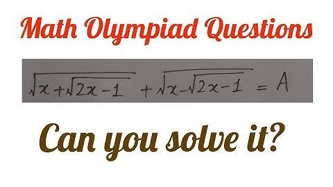 Chinese Nice Math Olympiad Questions | Can You Solve it? @Math_Problems  #matholympiad