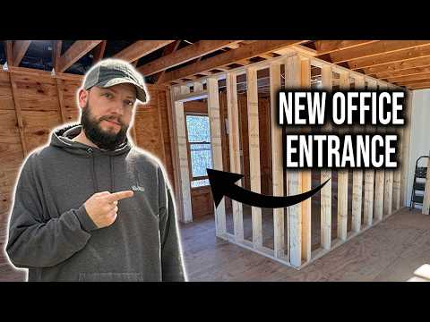 How To Frame A Wall Using 2x6 Studs | Office Project