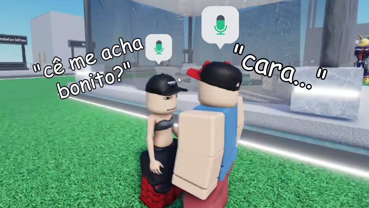 Mais um dia no roblox falando com estranhos
