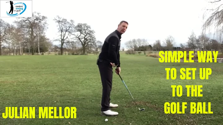 SIMPLE WAY TO SET UP TO THE GOLF BALL, PROPER GOLF...