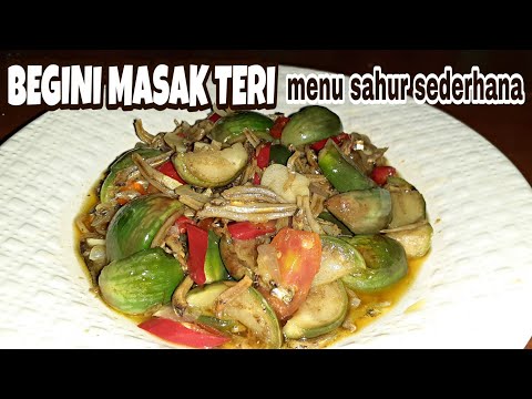 RESEP TERI TERONG HIJAU | MASAKAN SEHARI HARI