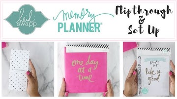 Am I Still a Happy Planner Girl?! Heidi Swapp Haul + FLIP-THROUGH | Setting Up My Memory Planner