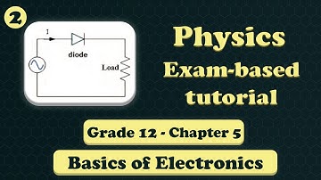 Basics of Electronics Revision  [ Grade 12  Unit 5 .... Exam based Tutorial ] part 2