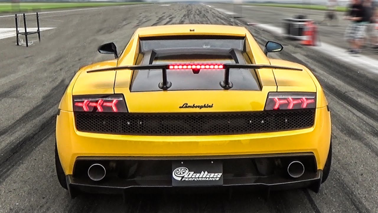 1800hp Lamborghini Gallardo Twin Turbo - INSANE ACCELERATION SOUND!