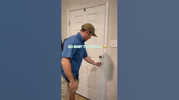 How to prevent your child from opening the door? Use this child safety lock! #momhack #hack #mom