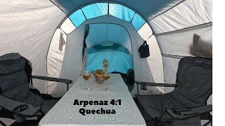 Обзор-отзыв. Палатка из Декатлона Arpenaz 4:1 Quechua
