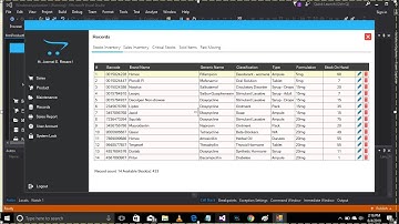 Part 35: POS And Inventory System For Pharmacy: Display Stocks