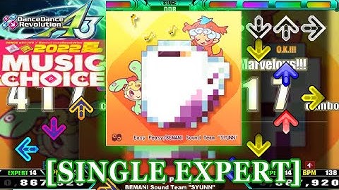【DDR A3】 Easy Peasy [SINGLE EXPERT] 譜面確認＋Clap