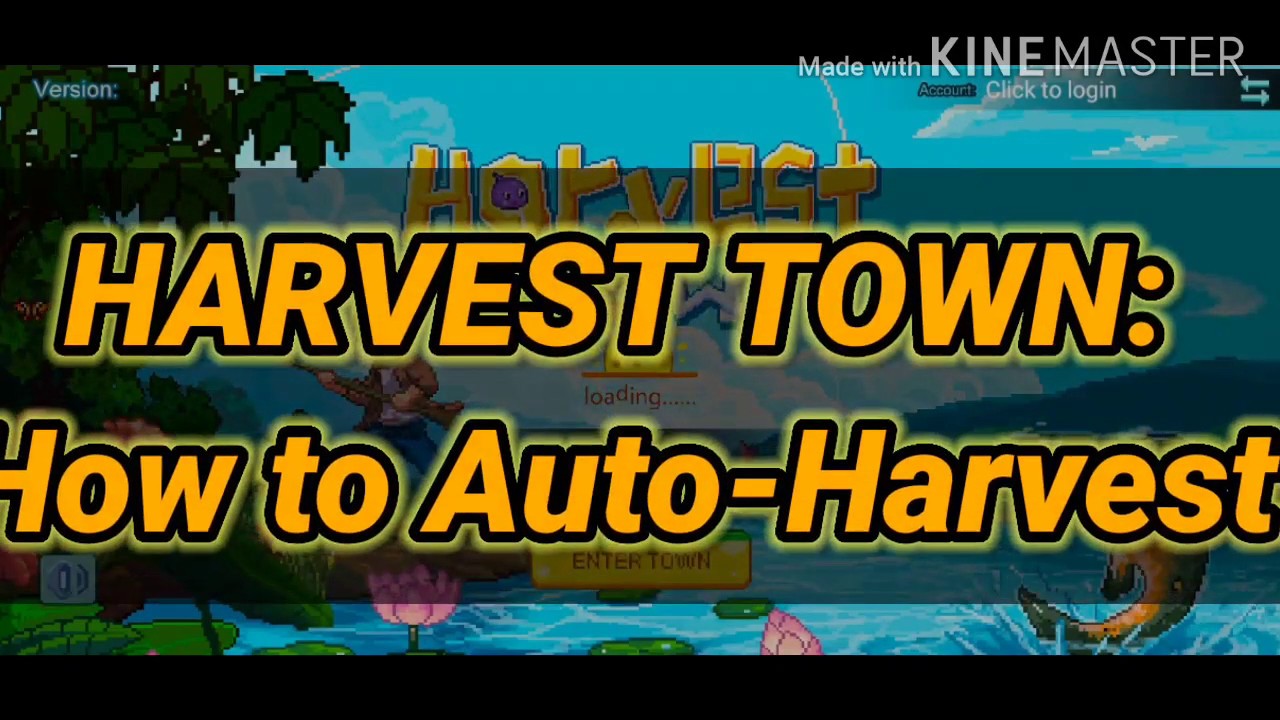 Harvest Town How to Auto Harvest YouTube