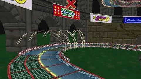 Re-Volt Custom Track MKDD - Wario Colosseum by Alex_int, Track View