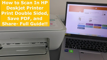 How to Scan with HP Deskjet Printer Print Double-sided, Save PDF, and Share - Full Guide!!