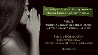 Video voorbeeld van "Gobinday Mukunday / Snatam Kaur"