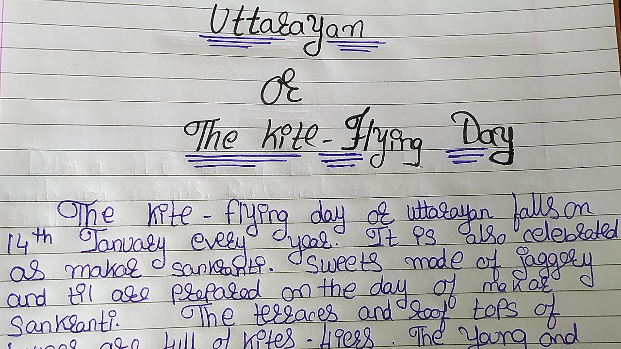 flying kites essay grade 7