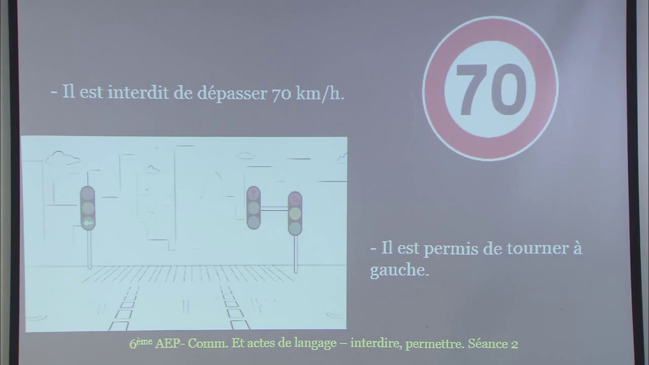 السادس ابتدائي: Communication et actes de langage: Permettre et ...