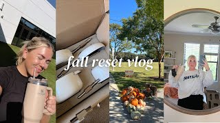 fall reset vlog: grocery shopping, healthy meal ideas &amp; goal setting