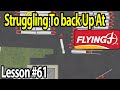 Trucking Lesson 61 - Flying J Truck Stop, Struggling To Back up!!