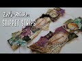 Making Snippet Strips out of SCRAPS!! - Craft with me!