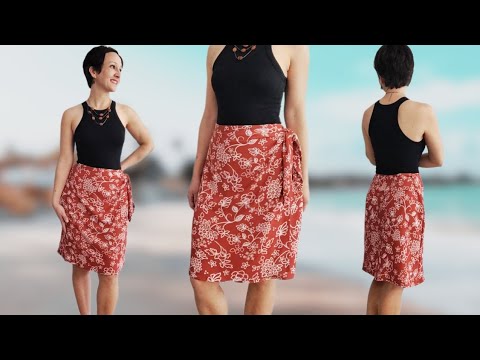 【I AM MARI】Chelinde Frill Banding Skirt Sew Your Own Stylish Wrap Skirt: Easy Step-by-Step Tutorial