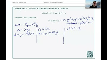 MATH 155 - Lecture 14: Constrained optimization (Lagrange Multipliers)