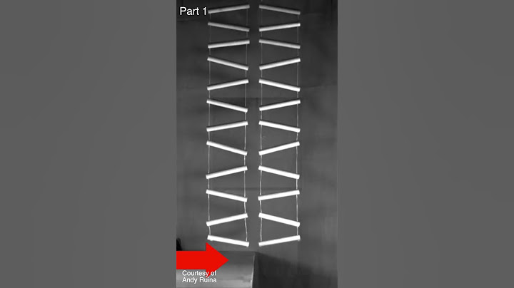 Falling ladders - why does this happen?